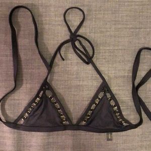 Victoria’s Secret Black Chain Bikini Top